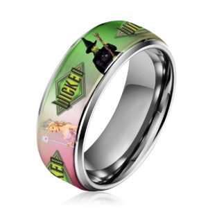 Wicked Silver Tungsten Couples Rings1