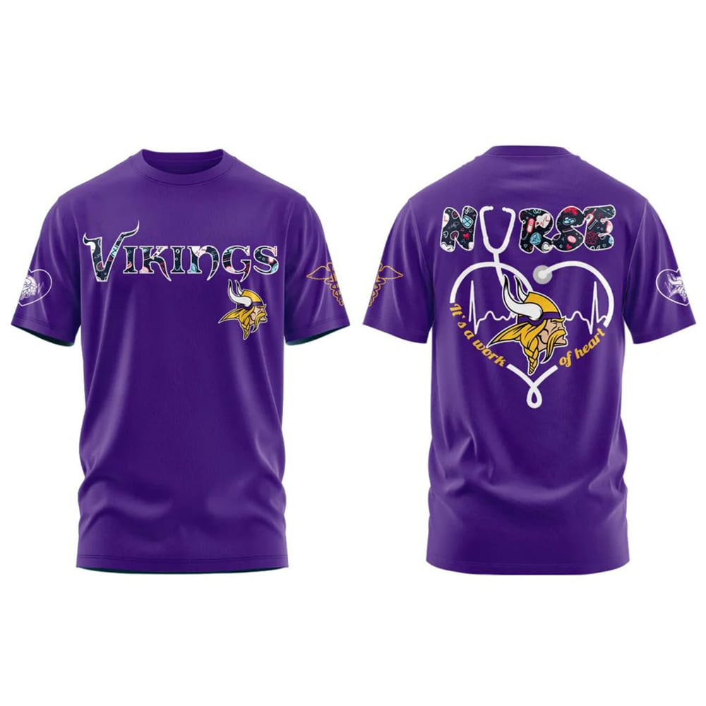 Vikings NURSES NIGHT Shirt 2025 Vikings NURSES NIGHT Shirt 2025