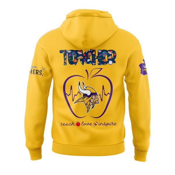 Vikings TEACHER Appreciation 2025 Combo Hoodie