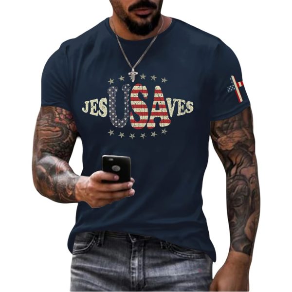 Vintage USA Jesus Saves Shirt