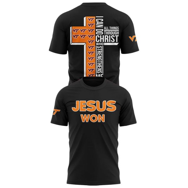 Virginia Tech JESUS WON Shirt 2025