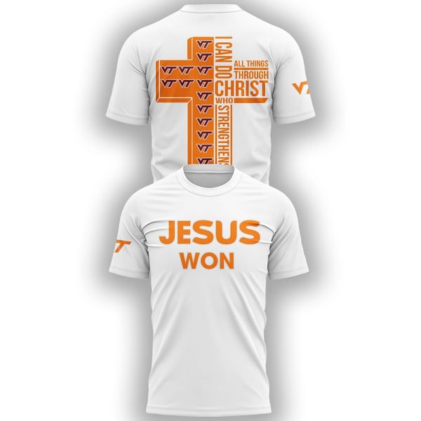 Virginia Tech JESUS WON Shirt 2025