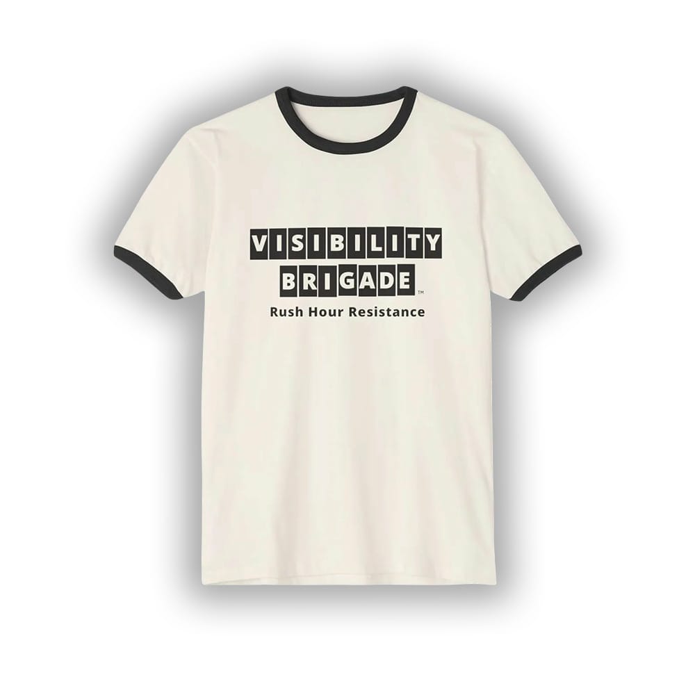 Visibility Brigade Rush Hour Resistance Ringer Shirt Visibility Brigade Rush Hour Resistance Ringer Shirt