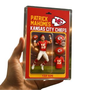 KC Chiefs PMahomes Acrylic Block Plaque1