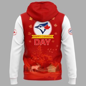 Blue Jays Happy Canada Day Hoodie 20252