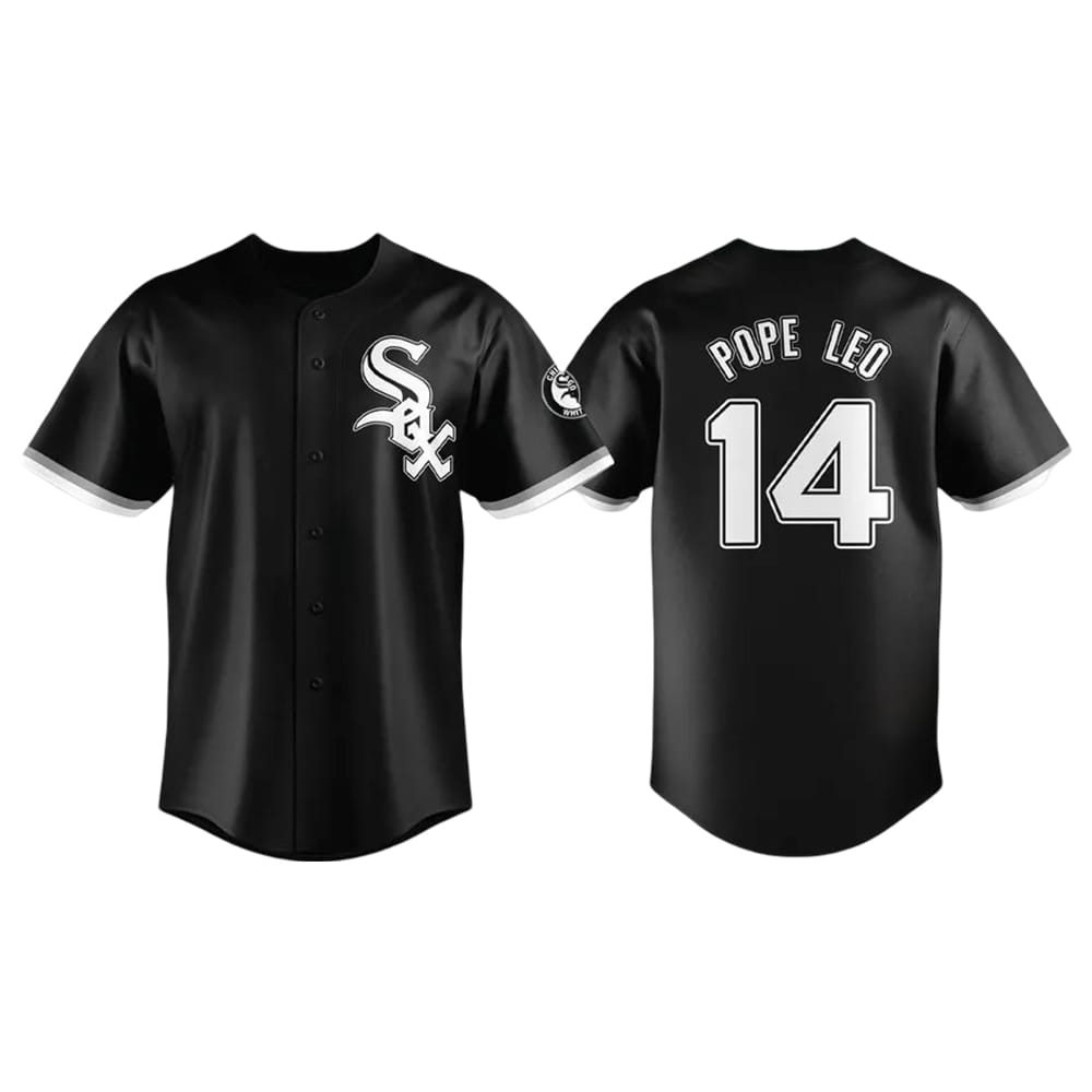 White Sox Pope Leo 14 Baseball Jersey White Sox Pope Leo 14 Baseball Jersey