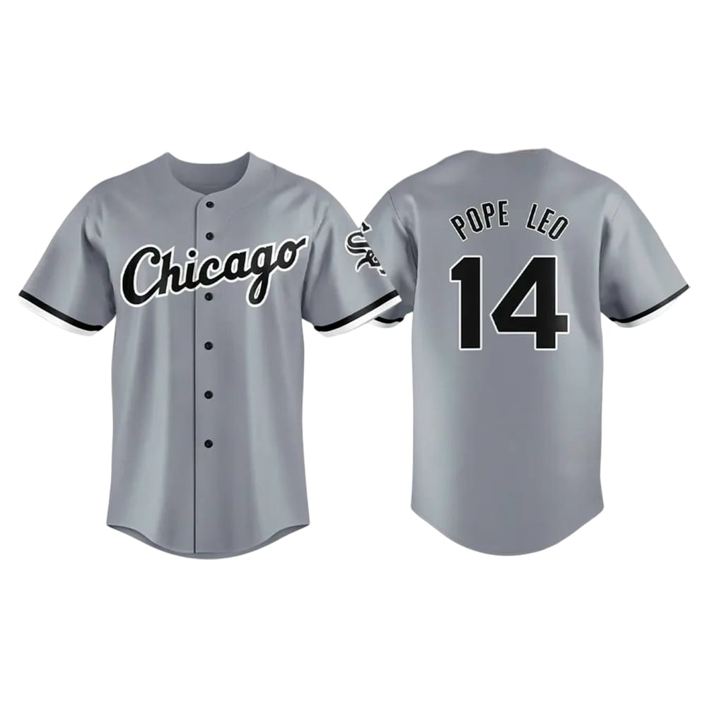 White Sox Pope Leo XIV Baseball Jersey White Sox Pope Leo XIV Baseball Jersey