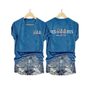 John 3 16 USA Jesus Saves Shirt1