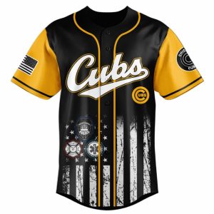 2025 Cubs First Responders Night Jersey1