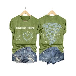 Retro Kentucky Strong Ive Survived Too Many Storms To Be Bothered By Raindrops Print T Shirt2