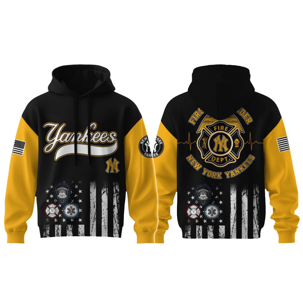 Yankees First Responders Hoodie 2025 Yankees First Responders Hoodie 2025