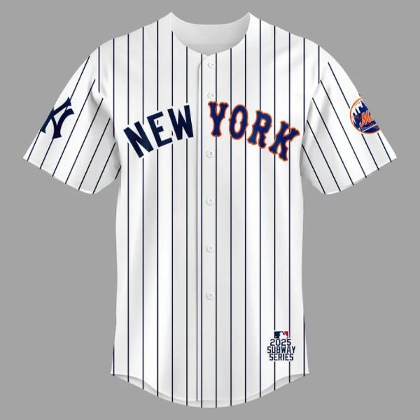 Yankees Mets 2025 Subway Series Custom Jersey