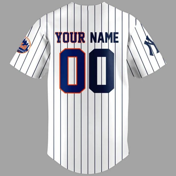 Yankees Mets 2025 Subway Series Custom Jersey