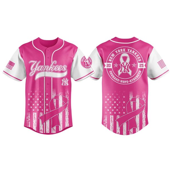 Yankees Pink Out The Park Jersey 2025