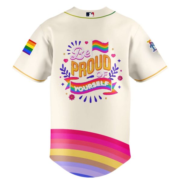 Yankees Pride Month Be Pround Of Yourself Jersey 2025