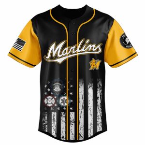 2025 Marlins First Responders Night Jersey1