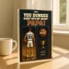 You Dunked Right Into My Heart Dad Basketball Custom Figure Acrylic Block Plaque