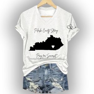 Pulaski County Strong Pray For Somerset Shirt4