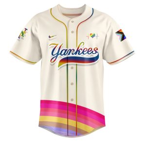 Yankees Pride Month Be Pround Of Yourself Jersey 20251