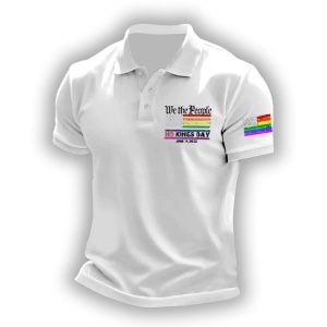 Mans Vintage We The People No Kings Day June 14 2025 Printed Polo Shirt2