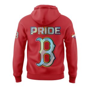 Red Sox LGBTQ Pride Night 2025 Red Combo Hoodie2