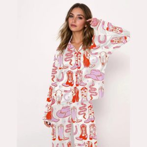 Howdy Cowgirl Pajama Set2