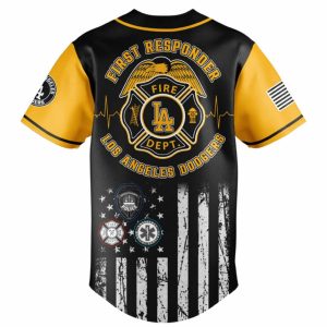 2025 Dodgers First Responders Night Jersey2