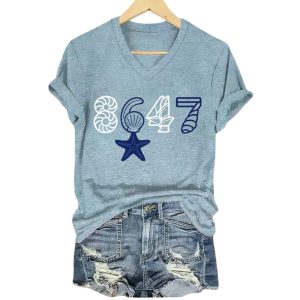 Trump 8647 Starfish Seashells Shirt1