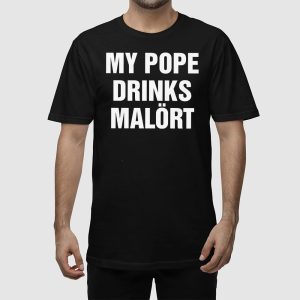 My Pope Drinks Chicago Alcohol Shirt 2