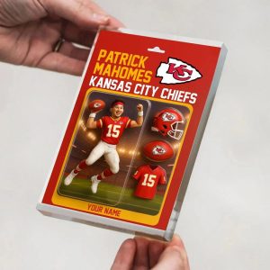 KC Chiefs PMahomes Acrylic Block Plaque2
