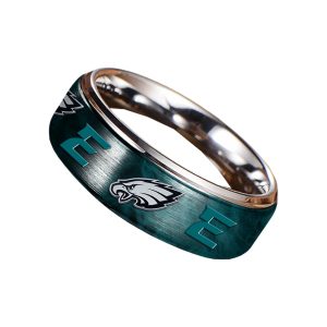 Eagles Silver Tungsten Rings3