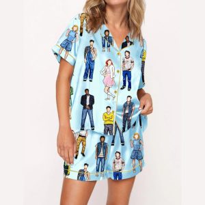 The Outsiders Musical Silky Satin Pajama Set4