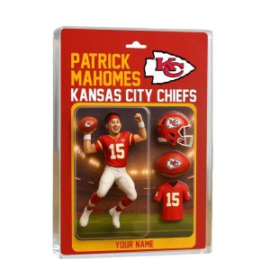 KC Chiefs PMahomes Acrylic Block Plaque