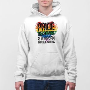 V Neck Retro Pride Removes Stubborn Orange Stains Print T Shirt 5
