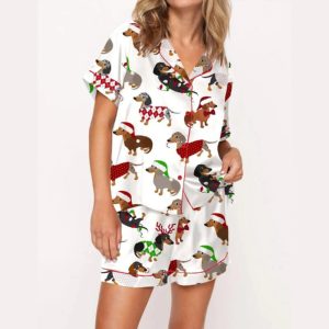 Christmas Dachshund Pajama Set