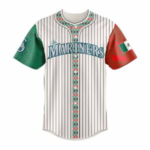 Mariners Mexican Heritage Night Striped 2025 Jersey1