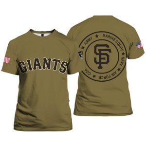 2025 SF Giants Military Appreciation Night Shirt