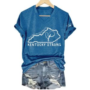 Come Hell Or High Water Kentucky Strong Faith Cross Shirt