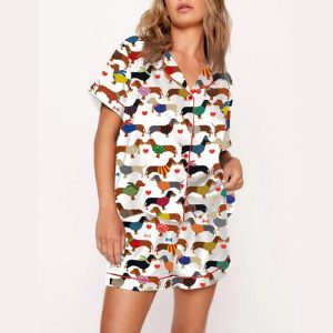 Doxie Dachshund Pajama Set1
