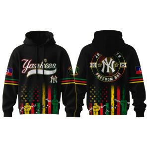 2025 Yankees Juneteenth Freedom Day Hoodie