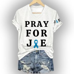 Pray For Joe Supportive Cancer Awareness Shirt 4 Pray For Joe Supportive Cancer Awareness Shirt4