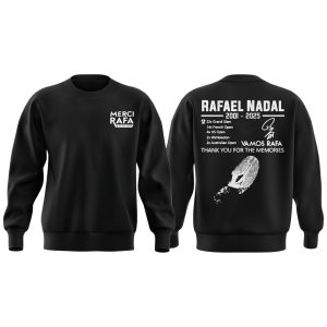 Merci Rafa Rafael Nadal 2025 Sweatshirt1