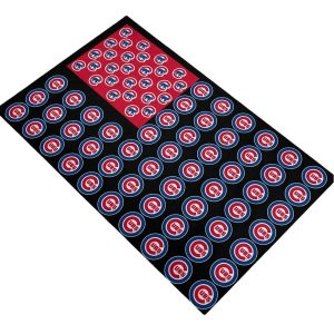 Cubs American Flag Doormat1