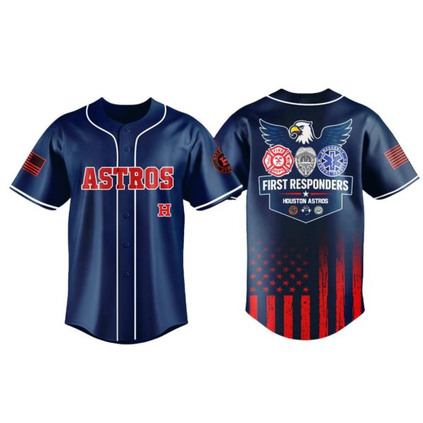 Astros First Responders Night 2025 Jersey