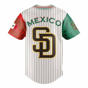 Padres Mexican Heritage Night Striped 2025 Jersey2