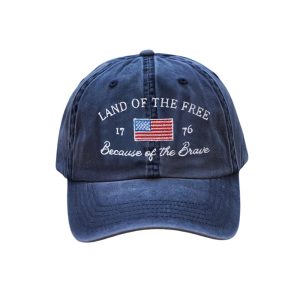 Land Of The Free 1776 Because Of The Brave Hat2