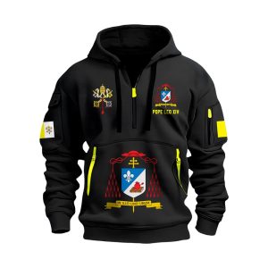 Leo Pope XIV Quarter Zip Hoodie1