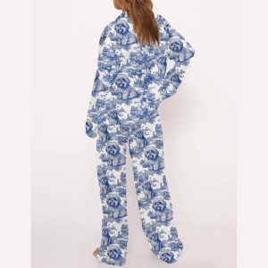 Shih Tzu Silky Satin Pajama Set3