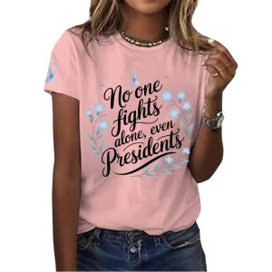 Joe Biden No One Fights Alone Even Presidents Shirt3