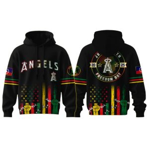 2025 Angels Juneteenth Freedom Day Hoodie